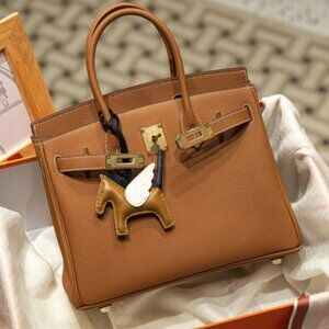 Brown Genuine leather wirkin